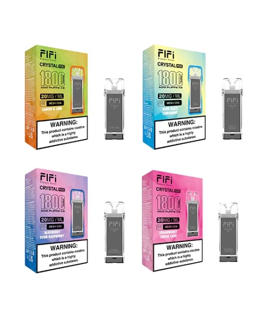 FLFI Crystal Replacement Pods 1800 Puffs 2ml