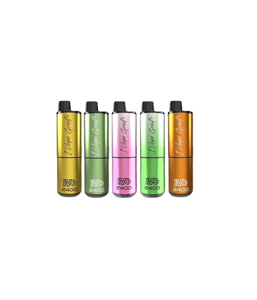20mg IVG 2400 4 in 1 Multi Edition Rechargeable Pod Vape Kit 2400 Puffs