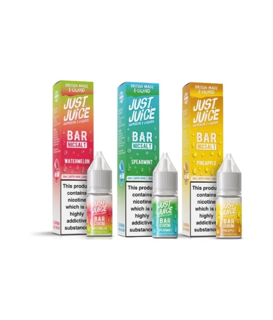 10mg Just Juice Bar 10ml Nic Salt (40VG/60PG)