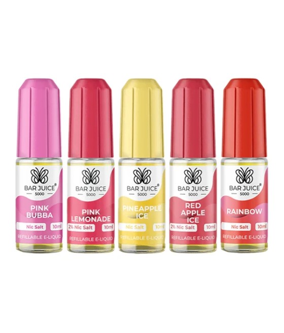 5mg Bar Juice 5000 Nic Salts 10ml (40VG/60PG)