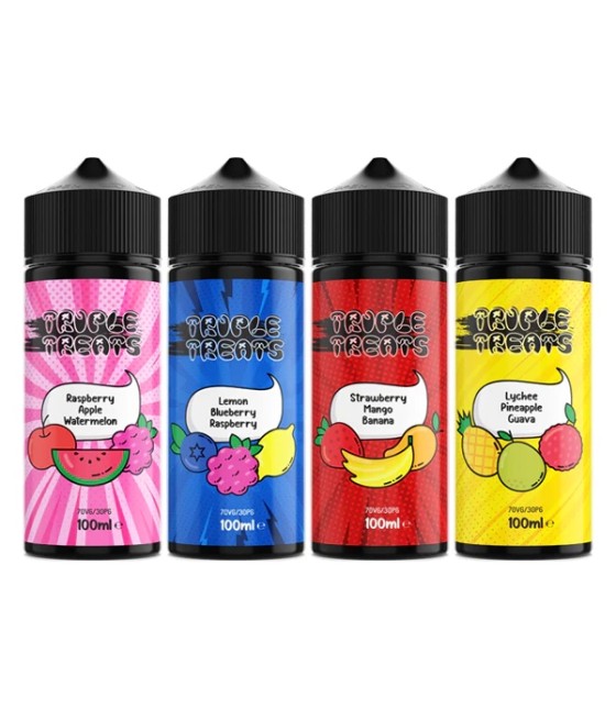 Triple Treats 100ml Shortfill 0mg (70VG/30PG)