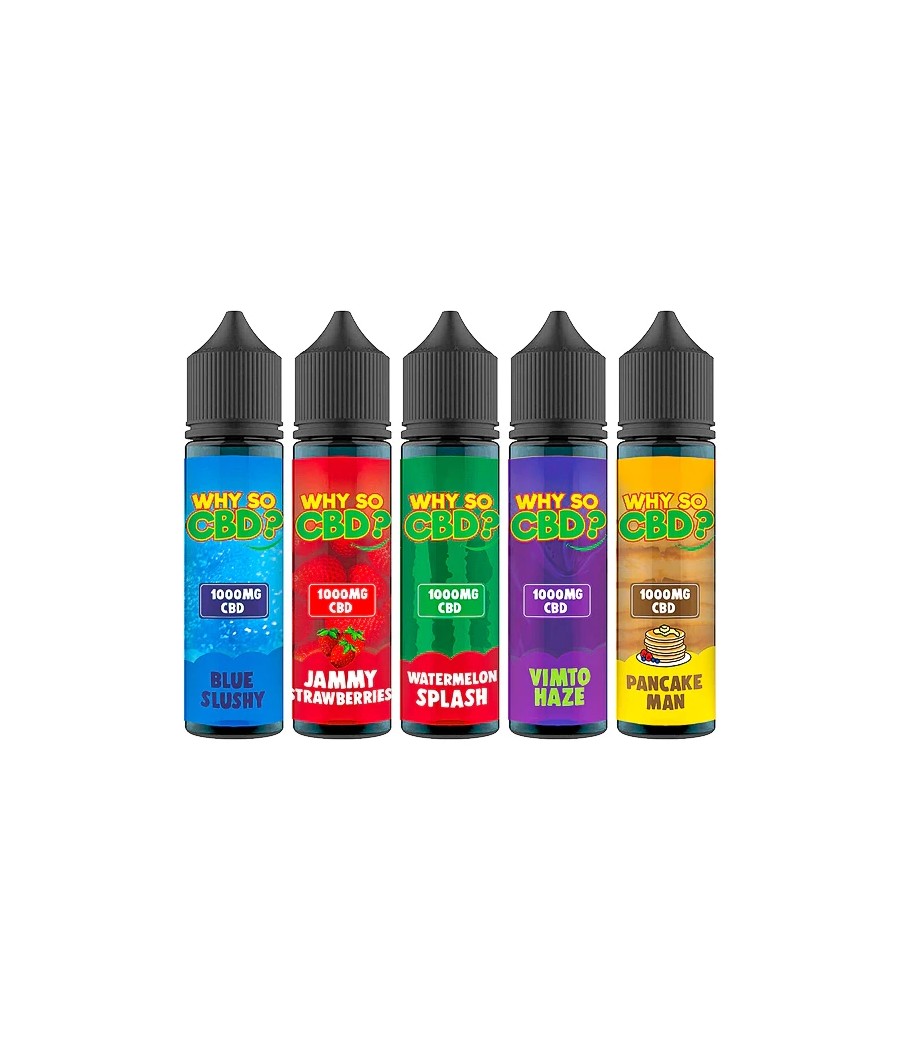 Why So CBD? 1000mg Full Spectrum CBD E-liquid 60ml