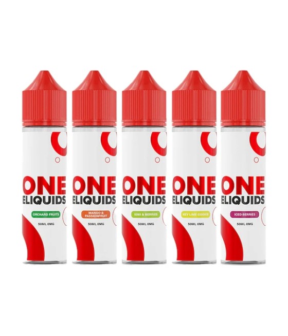 0mg One E-Liquids Shortfill 50ml (70VG/30PG)