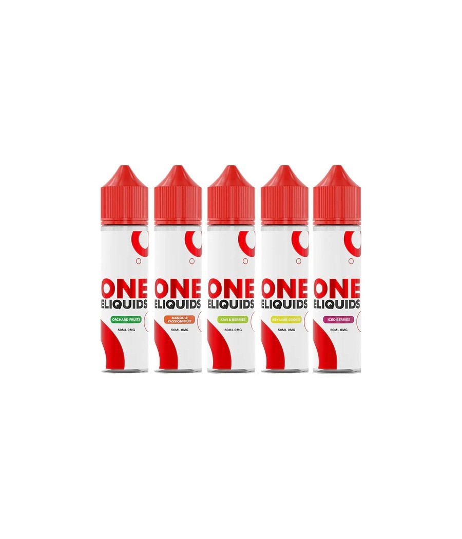 0mg One E-Liquids Shortfill 50ml (70VG/30PG)