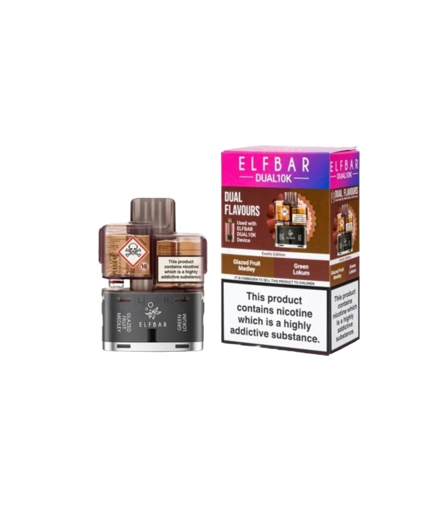 20mg ELFBAR Dual 10K Prefilled Pod Pack 10000 Puffs