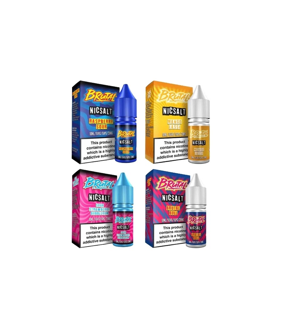 20mg Just Juice Brutal Drinks 10ml Nic Salt (50VG/50PG)