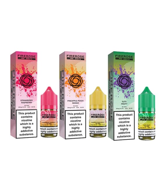 10mg Elux Firerose 5000 Nic salts 10ml (50VG/50PG)