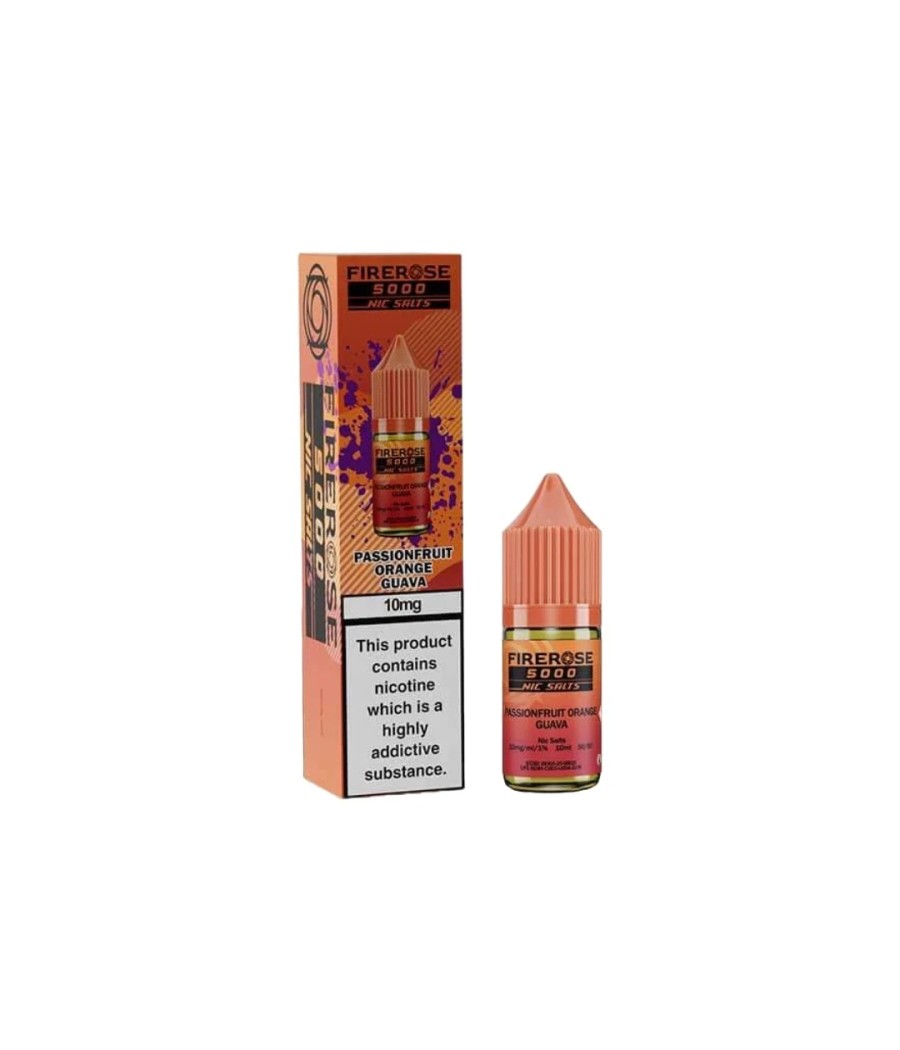 10mg Elux Firerose 5000 Nic salts 10ml (50VG/50PG)
