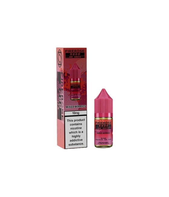 10mg Elux Firerose 5000 Nic salts 10ml (50VG/50PG)