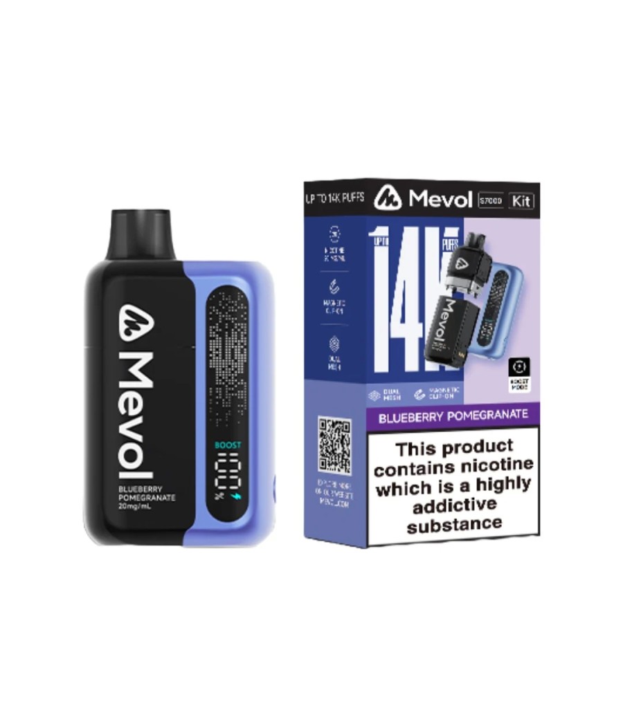20mg Mevol S7000 Prefilled Pod Vape Kit 14k puffs