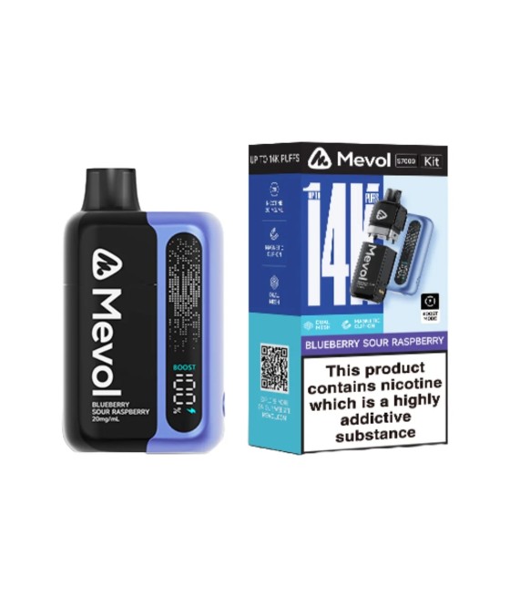 20mg Mevol S7000 Prefilled Pod Vape Kit 14k puffs