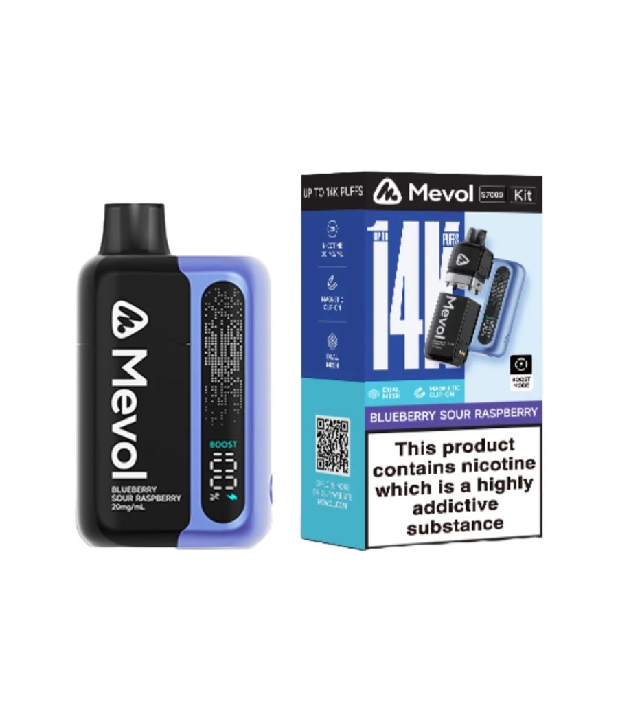 20mg Mevol S7000 Prefilled Pod Vape Kit 14k puffs