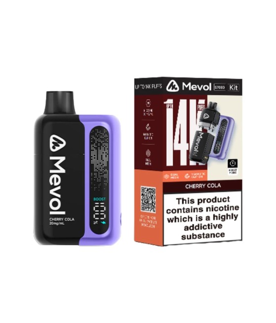 20mg Mevol S7000 Prefilled Pod Vape Kit 14k puffs