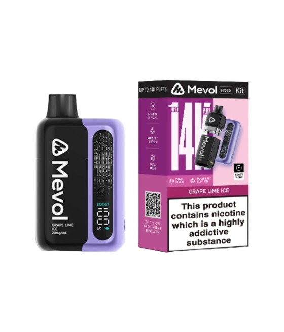 20mg Mevol S7000 Prefilled Pod Vape Kit 14k puffs
