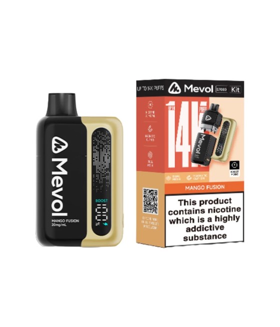 20mg Mevol S7000 Prefilled Pod Vape Kit 14k puffs