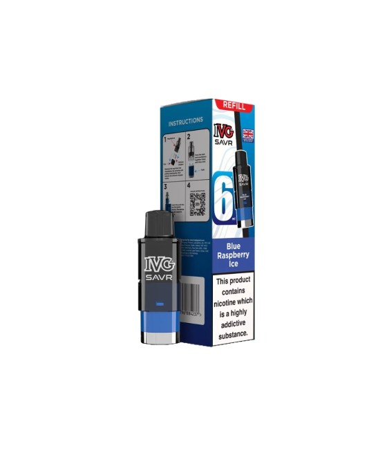 20mg I VG SAVR Refill Pod Pack 3000 Puffs