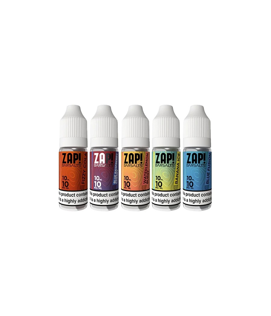 10mg ZAP! Bar Salts Nic Salt 10ml (50VG/50PG)