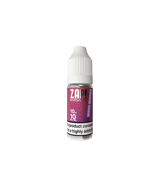 10mg ZAP! Bar Salts Nic Salt 10ml (50VG/50PG)