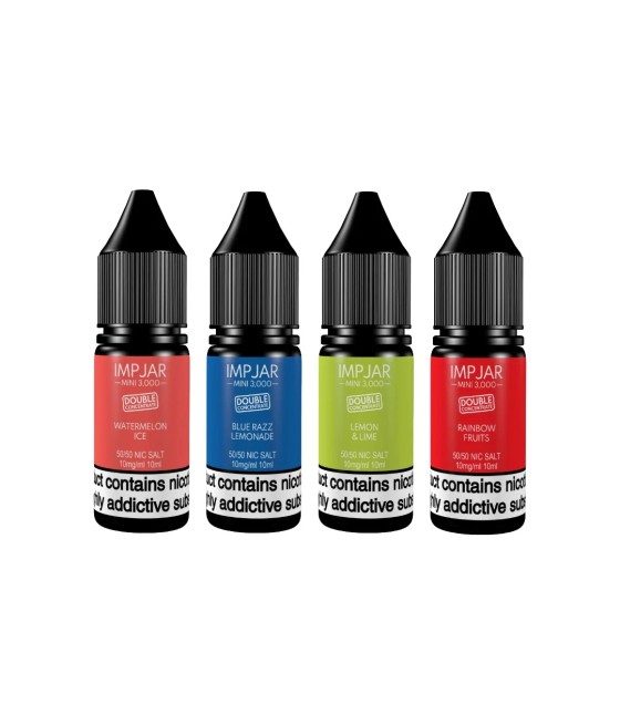 10mg Imp Jar Mini 3000 Double Concentrate 10ml Nic Salt (50VG/50PG)