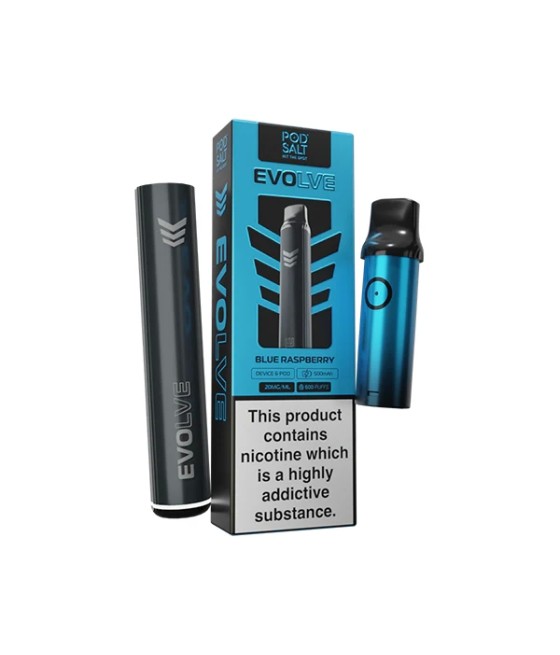 20mg Pod Salt Evolve Pen Starter Kit  600 Puff