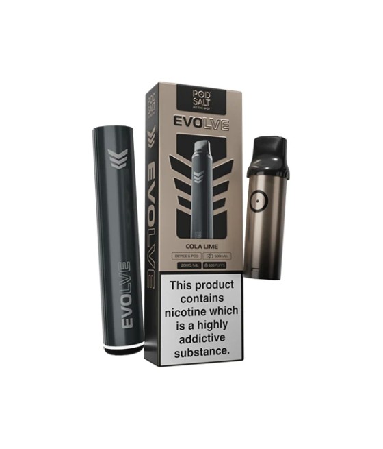 20mg Pod Salt Evolve Pen Starter Kit  600 Puff