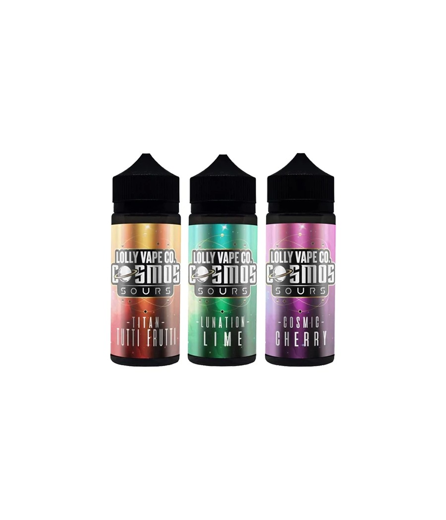Lolly Vape Co Cosmos Sours 100ml Shortfill 0mg (80VG/20PG)