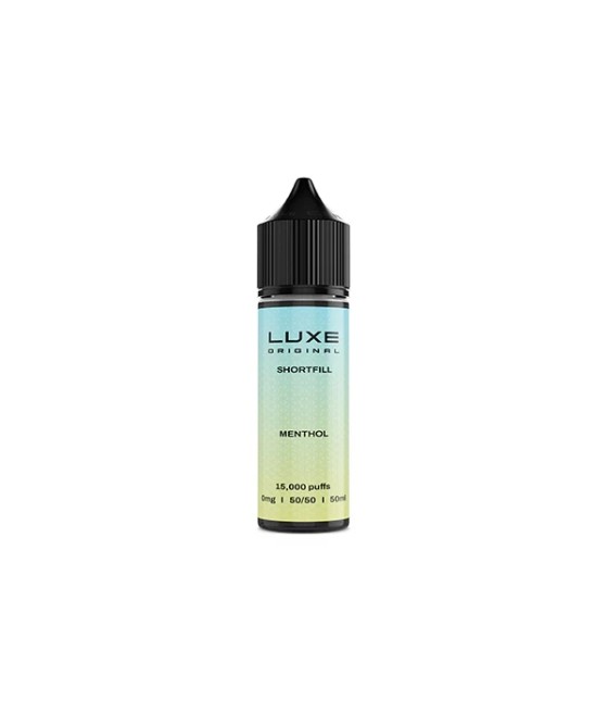 5 x 0mg LUXE Original 50ml Shortfill (50VG/50PG) - Multipack