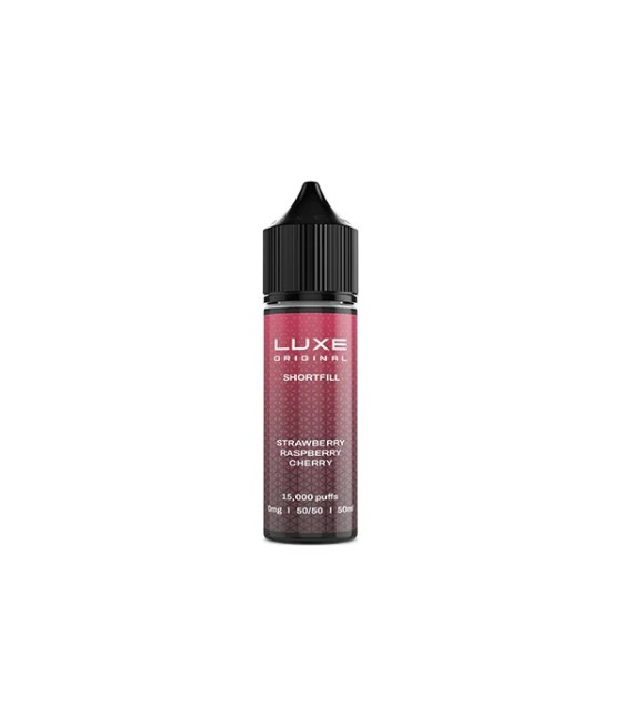 5 x 0mg LUXE Original 50ml Shortfill (50VG/50PG) - Multipack