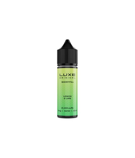 5 x 0mg LUXE Original 50ml Shortfill (50VG/50PG) - Multipack