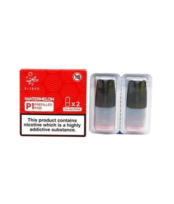 Elf Bar P1 Replacement 2ml Pods for ELF Mate 500