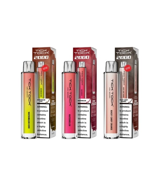 20mg Tick Tock Mini 2000 Prefilled Pod Kit 2000 Puffs