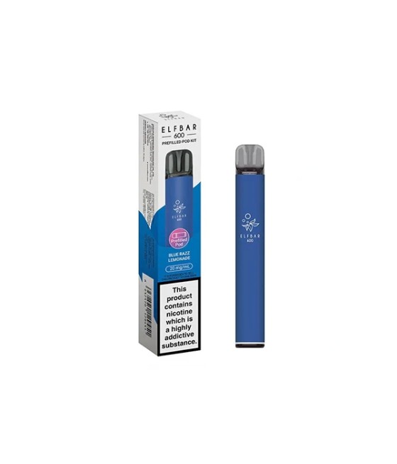 20mg Elf Bar 600 Prefilled Pod Vape Kit 600 Puffs