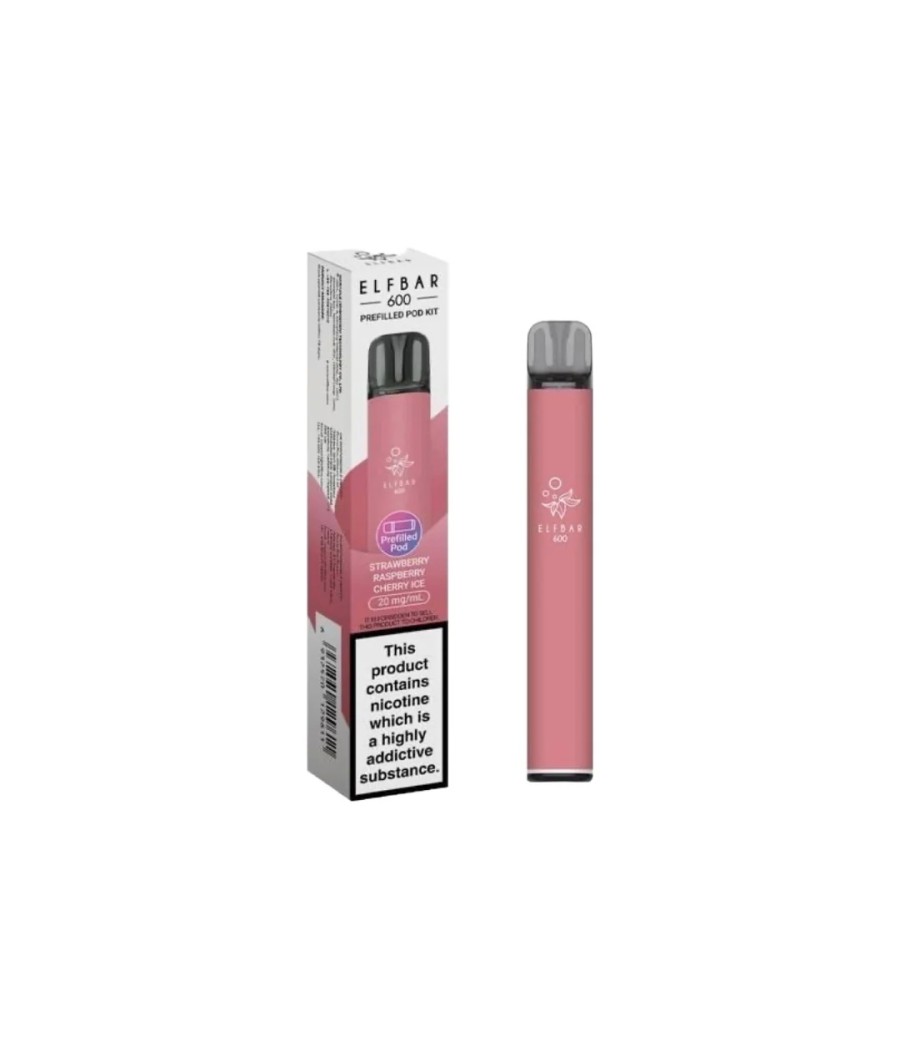 20mg Elf Bar 600 Prefilled Pod Vape Kit 600 Puffs