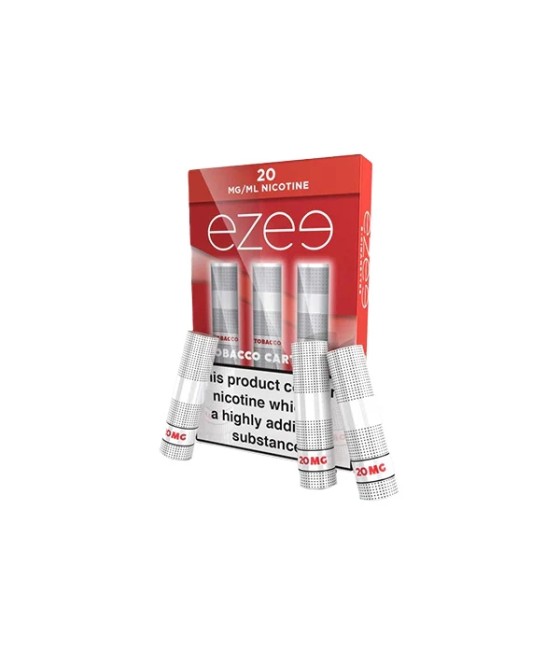 20mg Ezee E-cigarette Cartridges Tobacco 1050 Puffs