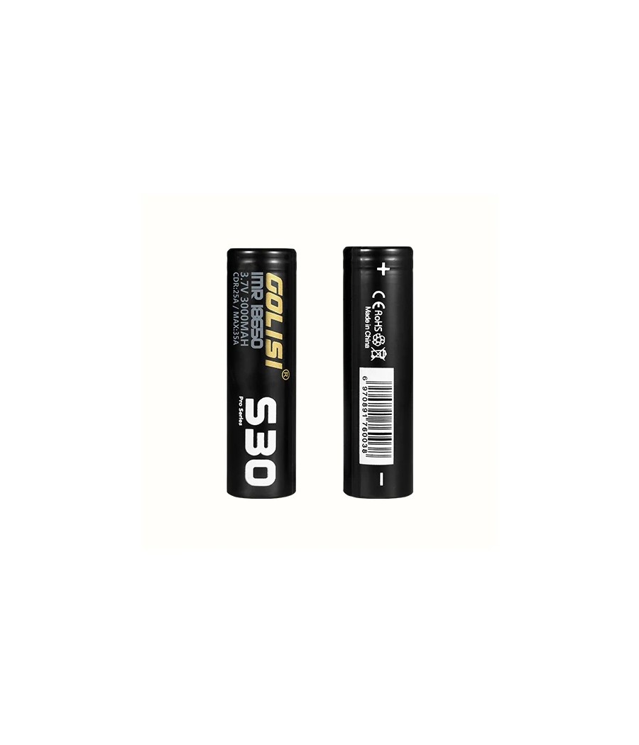 Golisi S30 18650 Battery 3000mAh 25A