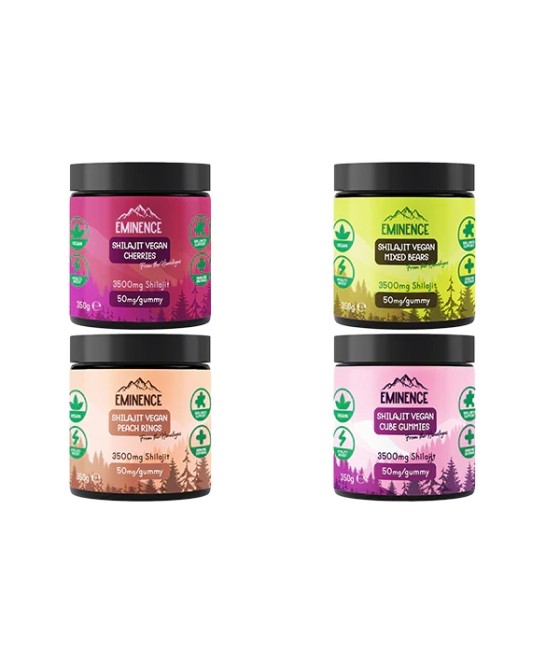 Eminence 3500mg Shilajit Vegan Gummies 350g