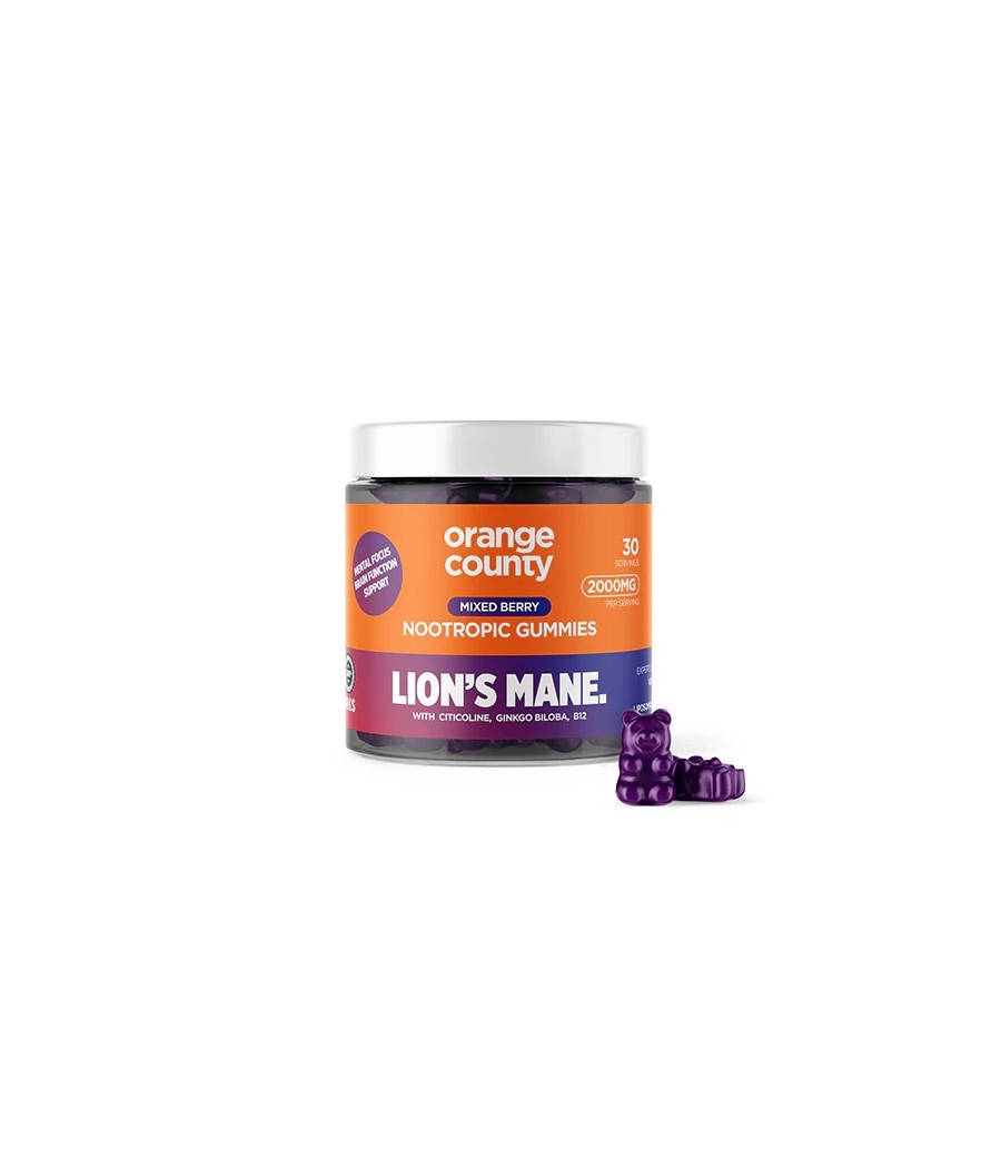 Orange County 2000mg Lion's Mane Gummies  - 30 Pieces
