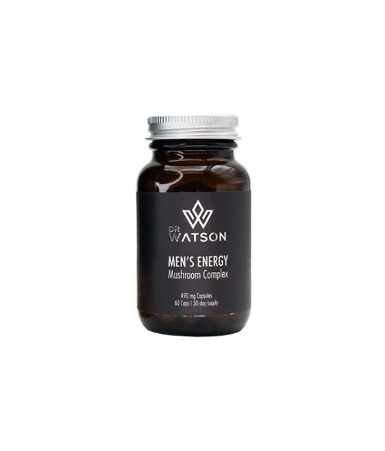 Dr Watson Men's Energy Mushroom Vegan Capsules - 60 Pieces