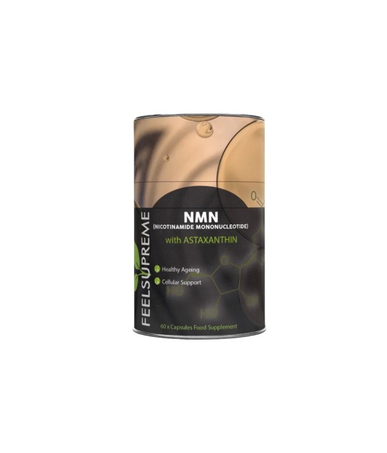 Feel Supreme 500mg NMN + Astaxanthin Supplement Capsules - 60 Caps