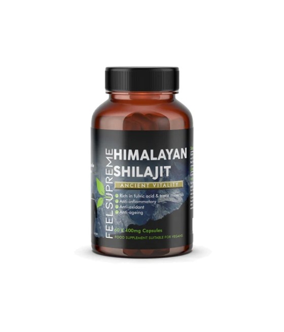 Feel Supreme 24000mg Himalayan Shilajit Capsules - 60 Caps