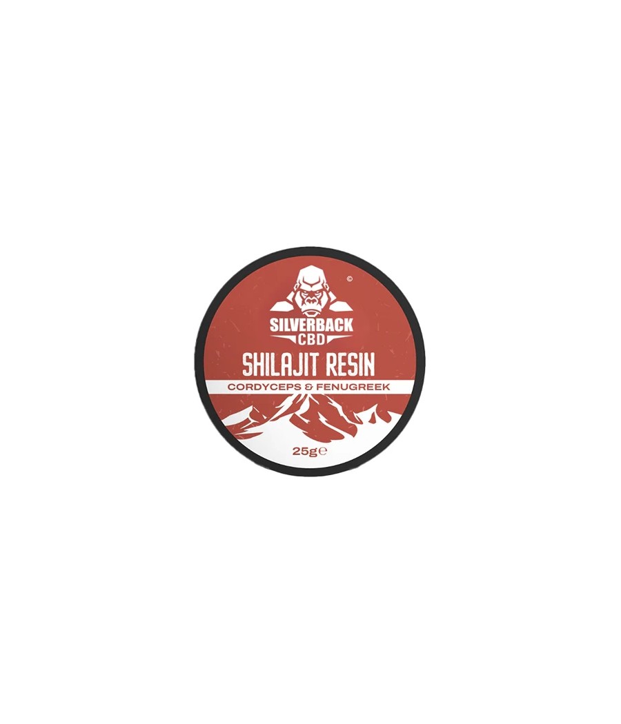 Silverback CBD Cordyceps + Fenugreek Infused Shilajit Resin 25g