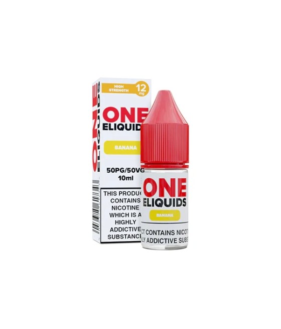 12mg One E-Liquids Flavoured Nicotine E-Liquid 10ml (50VG/50PG)