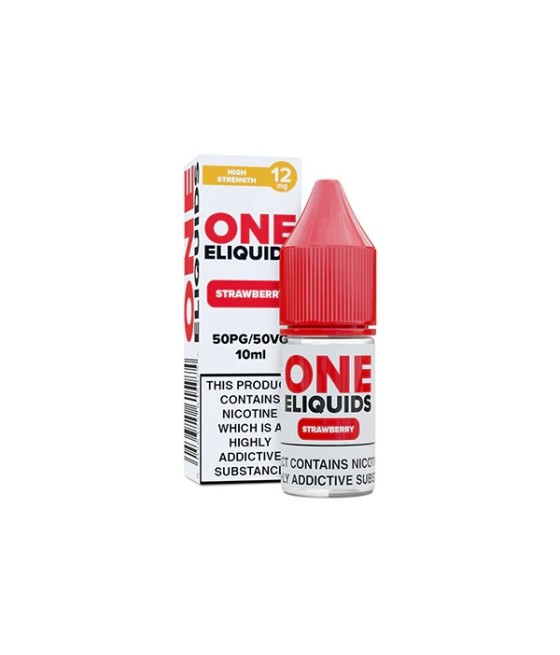 12mg One E-Liquids Flavoured Nicotine E-Liquid 10ml (50VG/50PG)