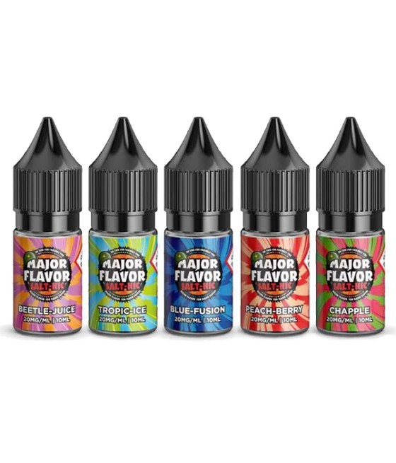 20mg Major Flavor Nic Salts 10ml (60VG/40PG)