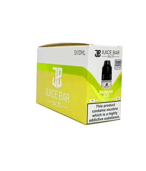 20mg Juice Bar Salts 10ml Nic Salts - Pack Of 5 (50VG/50PG)