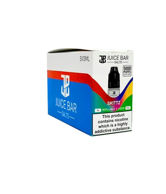 20mg Juice Bar Salts 10ml Nic Salts - Pack Of 5 (50VG/50PG)