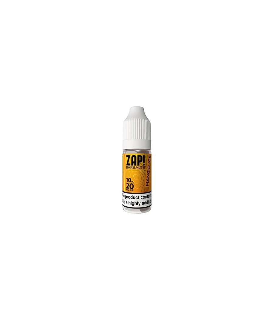 20mg ZAP! Bar Salts Nic Salt 10ml (50VG/50PG)
