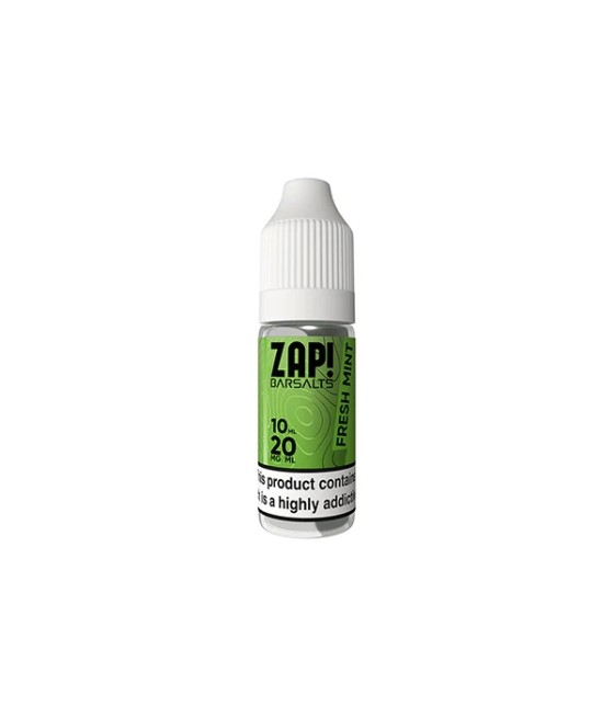 20mg ZAP! Bar Salts Nic Salt 10ml (50VG/50PG)
