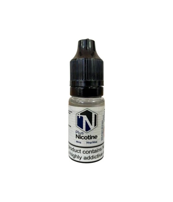 18mg Plus Nicotine Flavourless Nicotine Shot 10ml (70VG)