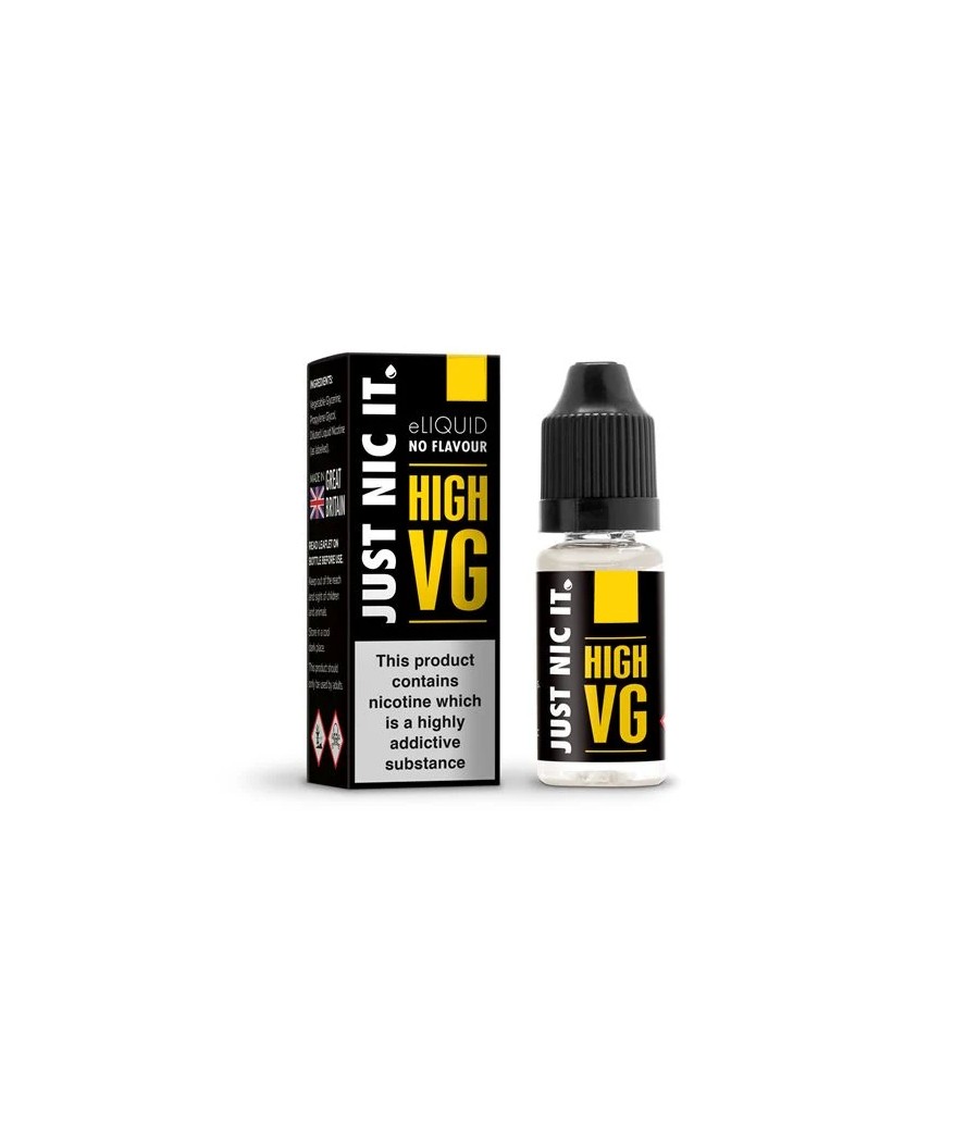 18mg Just Nic It Black Edition Nic Shot 10ml (80VG/20PG)